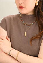 Load image into Gallery viewer, Kaleidoscope Emperor Stone Necklace