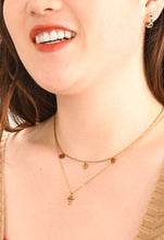 Load image into Gallery viewer, Perfect Harmony Gold Cross Necklace