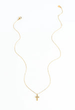 Load image into Gallery viewer, Perfect Harmony Gold Cross Necklace