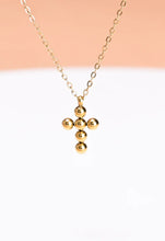 Load image into Gallery viewer, Perfect Harmony Gold Cross Necklace