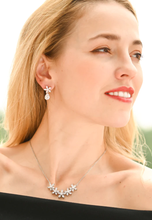 Load image into Gallery viewer, Radiant Platinum Zircon Necklace