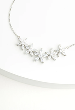 Load image into Gallery viewer, Radiant Platinum Zircon Necklace