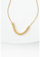 Load image into Gallery viewer, Always Gold Bar Necklace