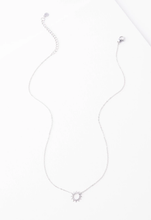 Load image into Gallery viewer, Silver Sunburst Necklace
