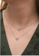 Load image into Gallery viewer, Silver Sunburst Necklace