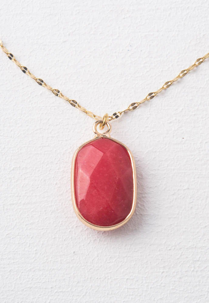 Berry Stone Necklace