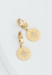 Compass Rose Earrings