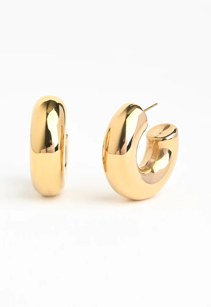 Gold Bold and Bright Hoops