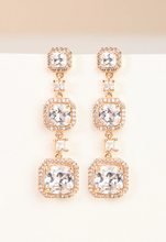 Load image into Gallery viewer, Gold Forever Cut Earrings
