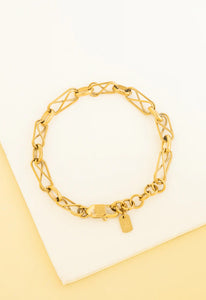 Infinity Gold Chain Bracelet