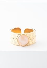 Lovable Rose Quartz Ring