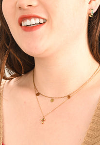 Perfect Harmony Gold Cross Necklace