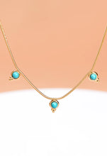 Load image into Gallery viewer, Trinity Turquoise Necklace
