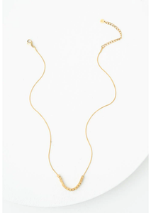 Always Gold Bar Necklace