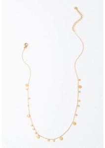 Gold Confetti Necklace