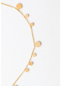 Gold Confetti Necklace