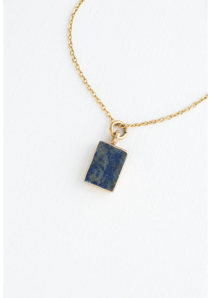 Indigo Pendant Necklace