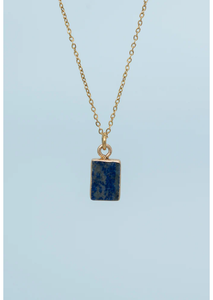 Indigo Pendant Necklace