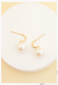 Pearled Gold Earrings