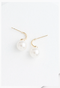 Pearled Gold Earrings